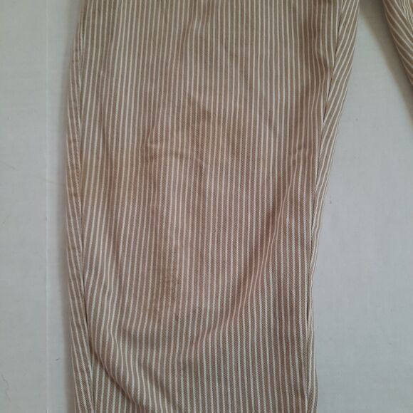 Vintage 1980s Esprit Sport Women's High Waisted Striped Pants Tapered Size 3/4 - Picture 11 of 11